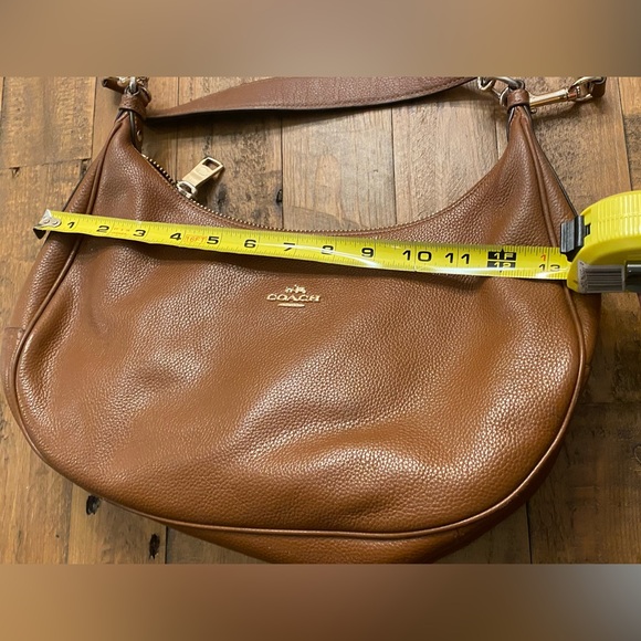 Brown Leather Coach Purse. Excellent condition, only worn a handful of times. - Picture 8 of 9